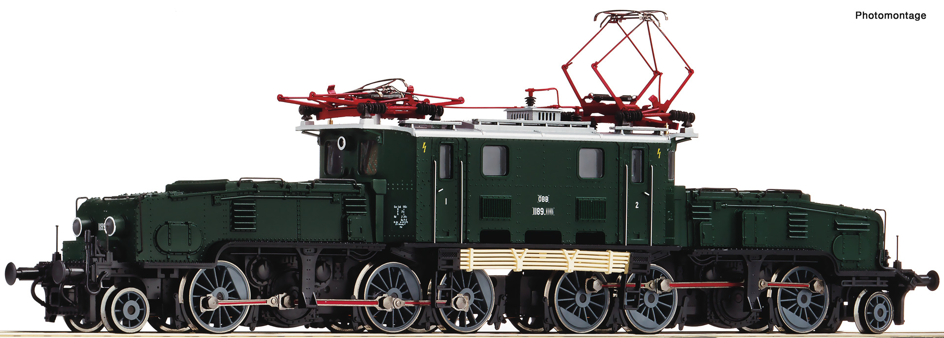 Electric locomotive class 1189, ÖBB, Roco, H0 scale (1:87)